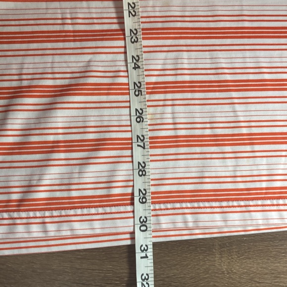 Mens Pre Owned Russel Athletics XL NCAA OSU Orange & White Polo - Picture 7 of 8